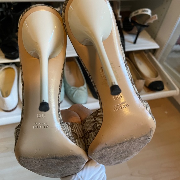 Gucci Beige and e obony Original canvas - Picture 6 of 7